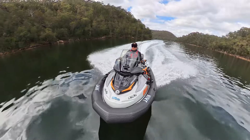 Sea-Doo Fish Pro lateral stability test and offshore fishing setup