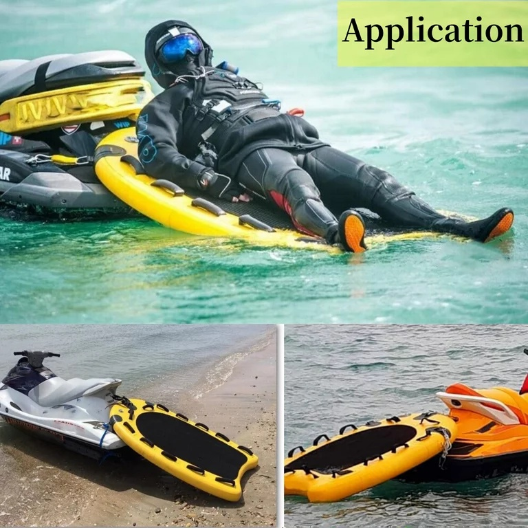 AirJain Inflatable Jet Ski Sled Board for Professional Emergency Rescue by Lifeguards
