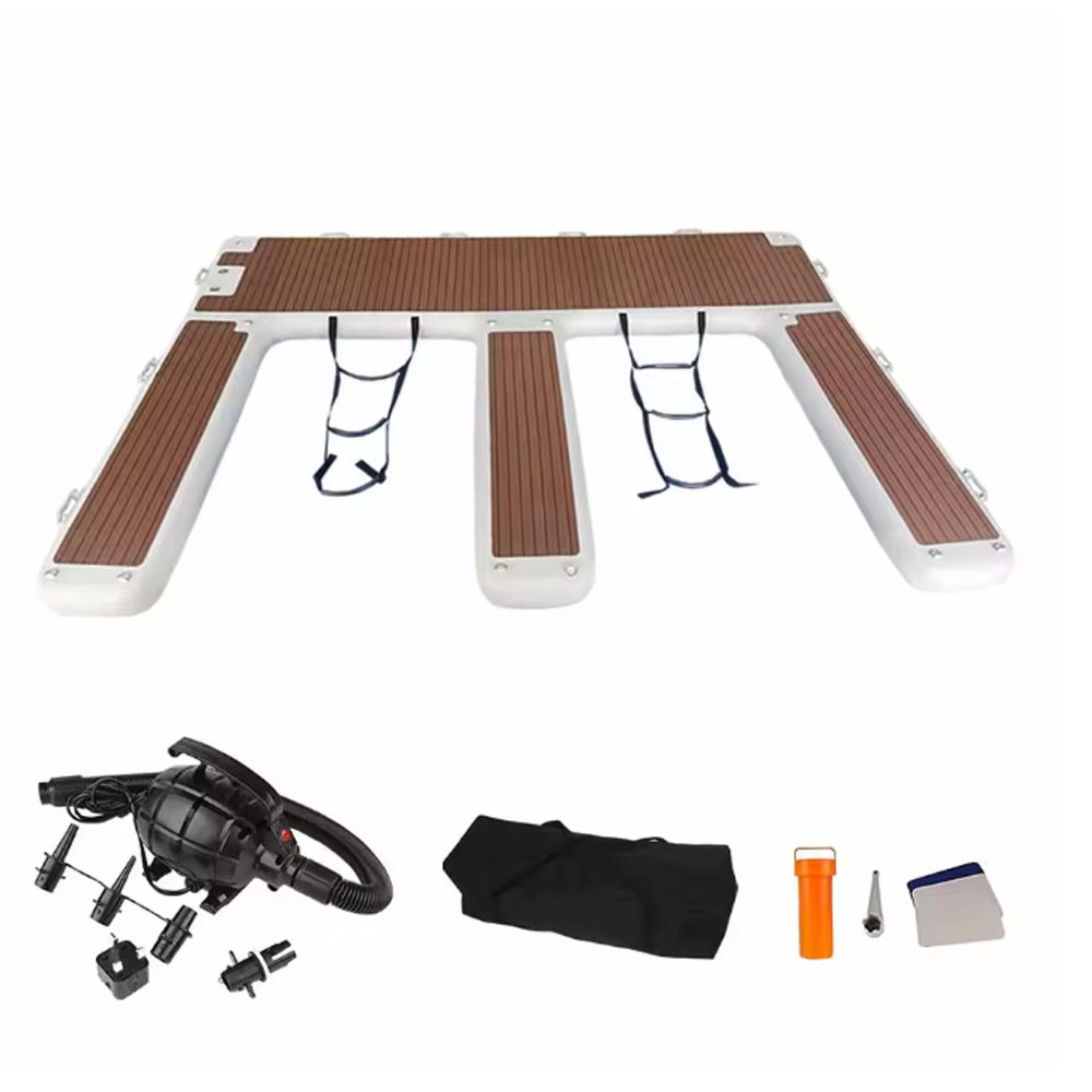 AirJain Inflatable  Floating E Shape Parking Dock for Jet Ski/Yacht/Boat
