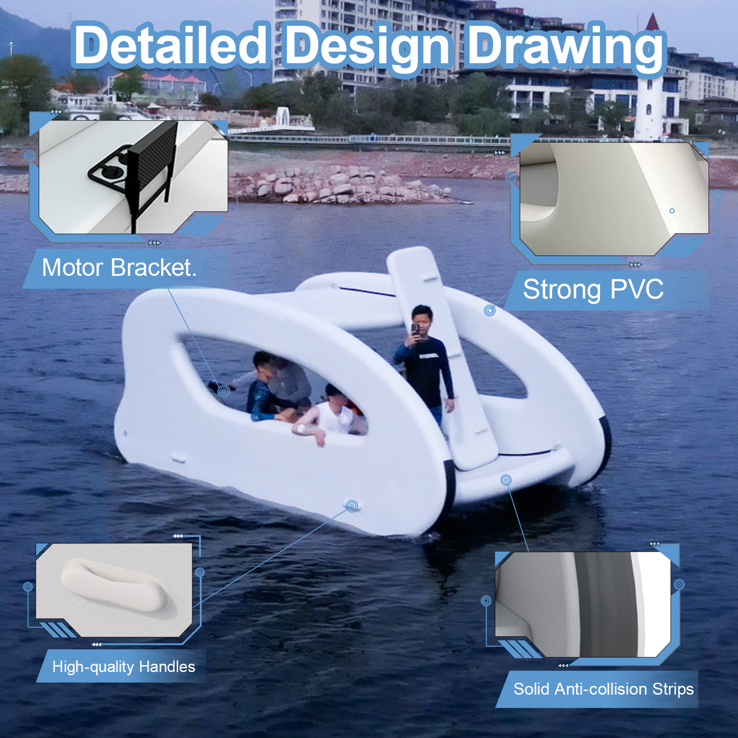 AirJain High-Performance Inflatable Electric Boat