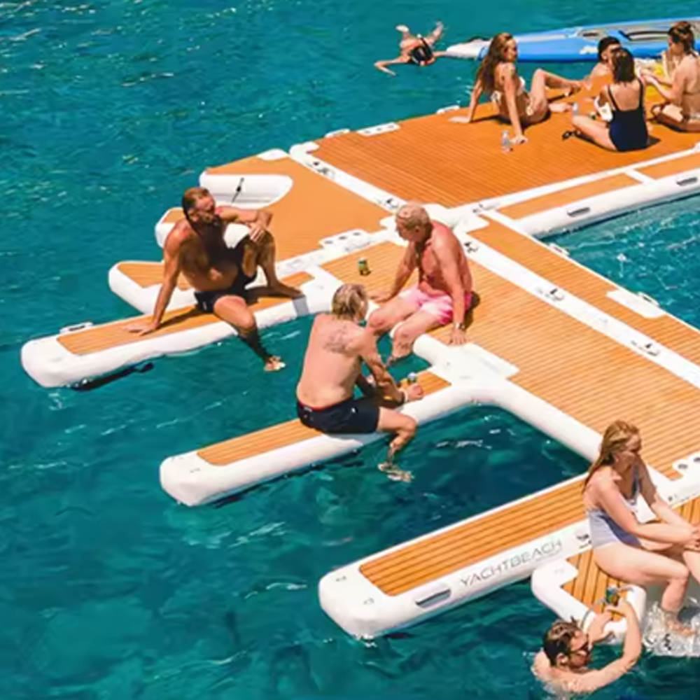 AirJain Inflatable  Floating E Shape Parking Dock for Jet Ski/Yacht/Boat