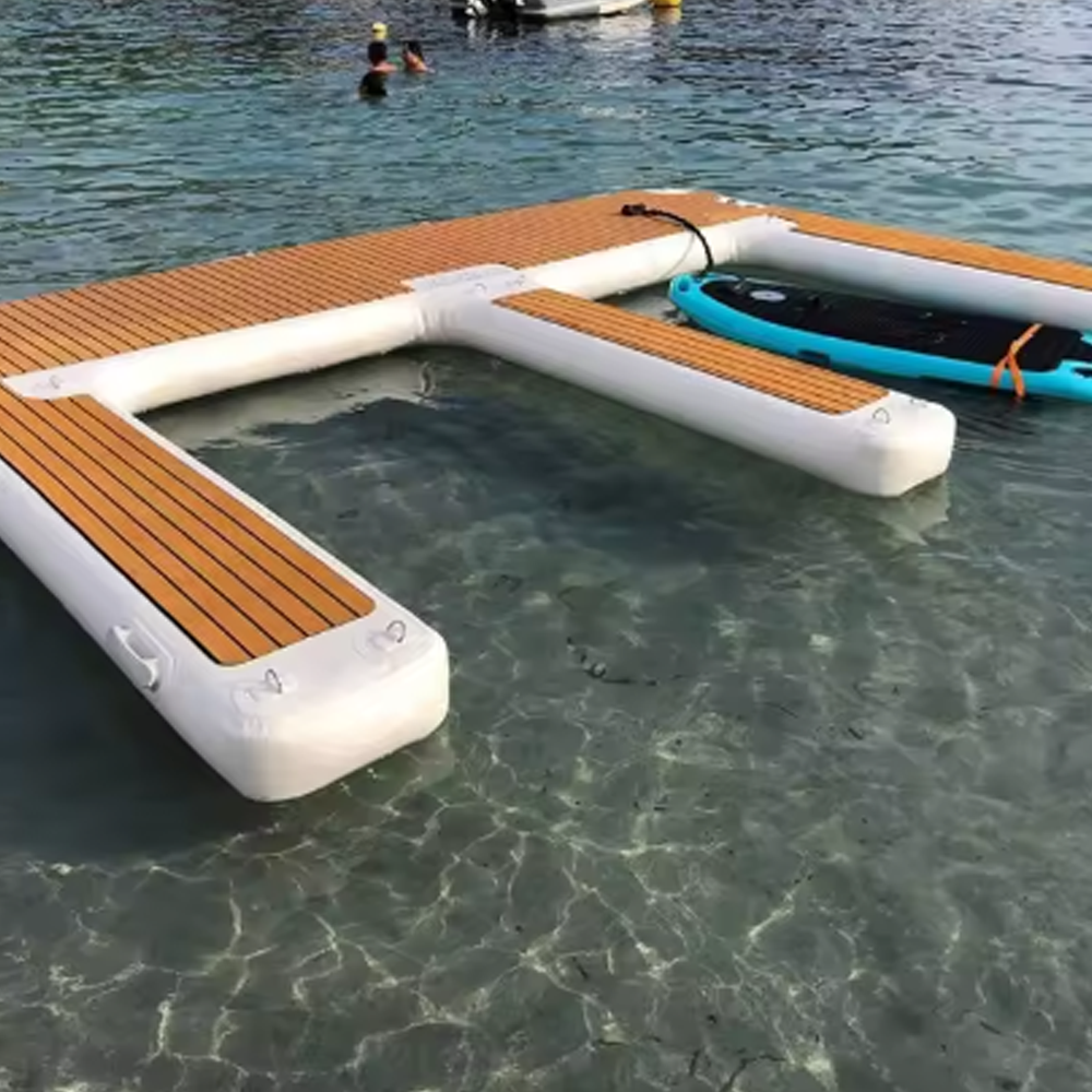 AirJain Inflatable  Floating E Shape Parking Dock for Jet Ski/Yacht/Boat