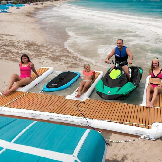 AirJain Inflatable  Floating E Shape Parking Dock for Jet Ski/Yacht/Boat