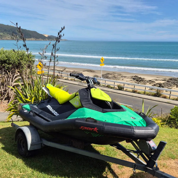 AirJain collar designed for Sea-Doo Spark jet skis, providing impact protection and enhanced safety, ensuring durability during water sports and outdoor adventures