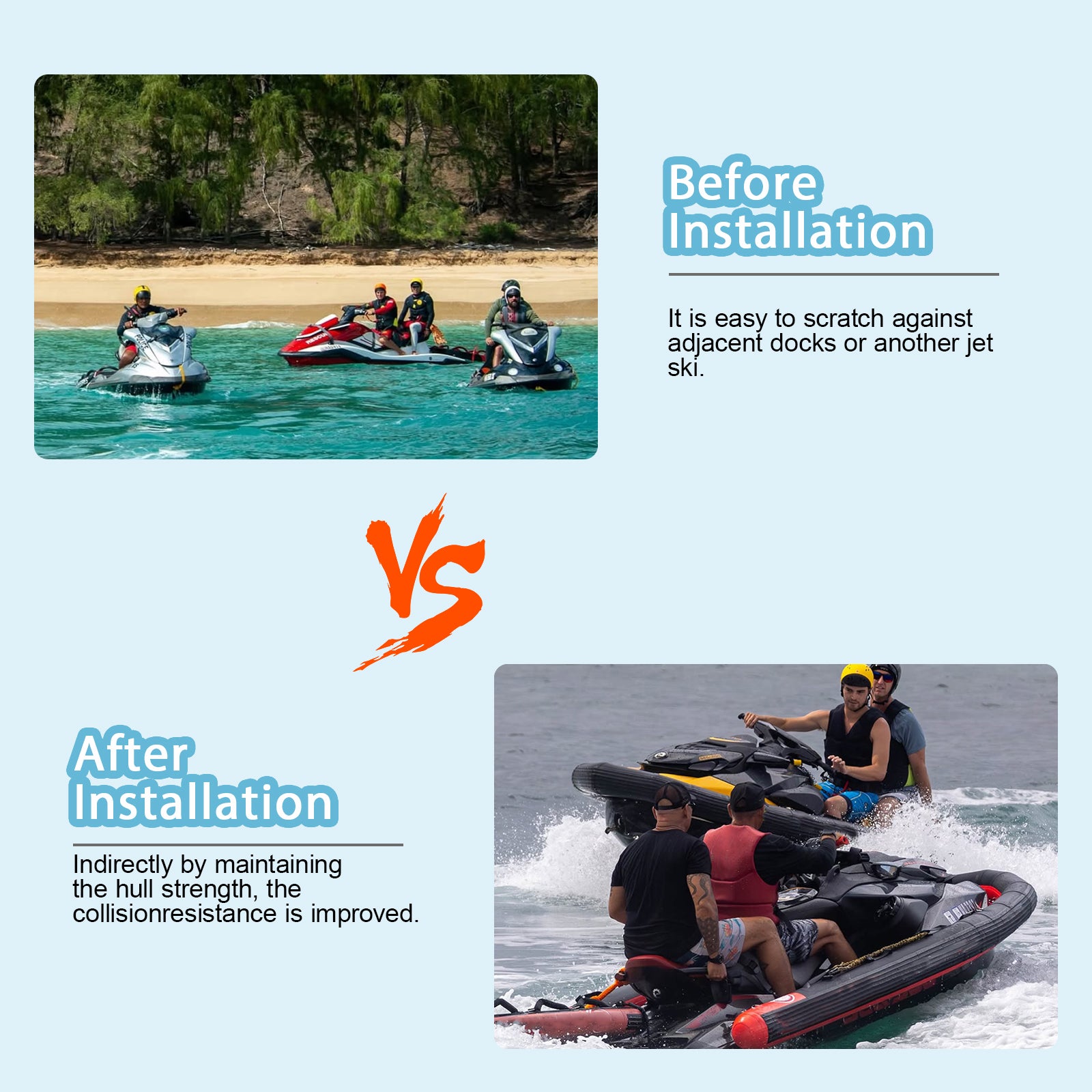 50% Discount AirJain 2025 NEW Inflatable Jet Ski Collar/Rib/Pontoon Ultra for Sea-Doo Spark