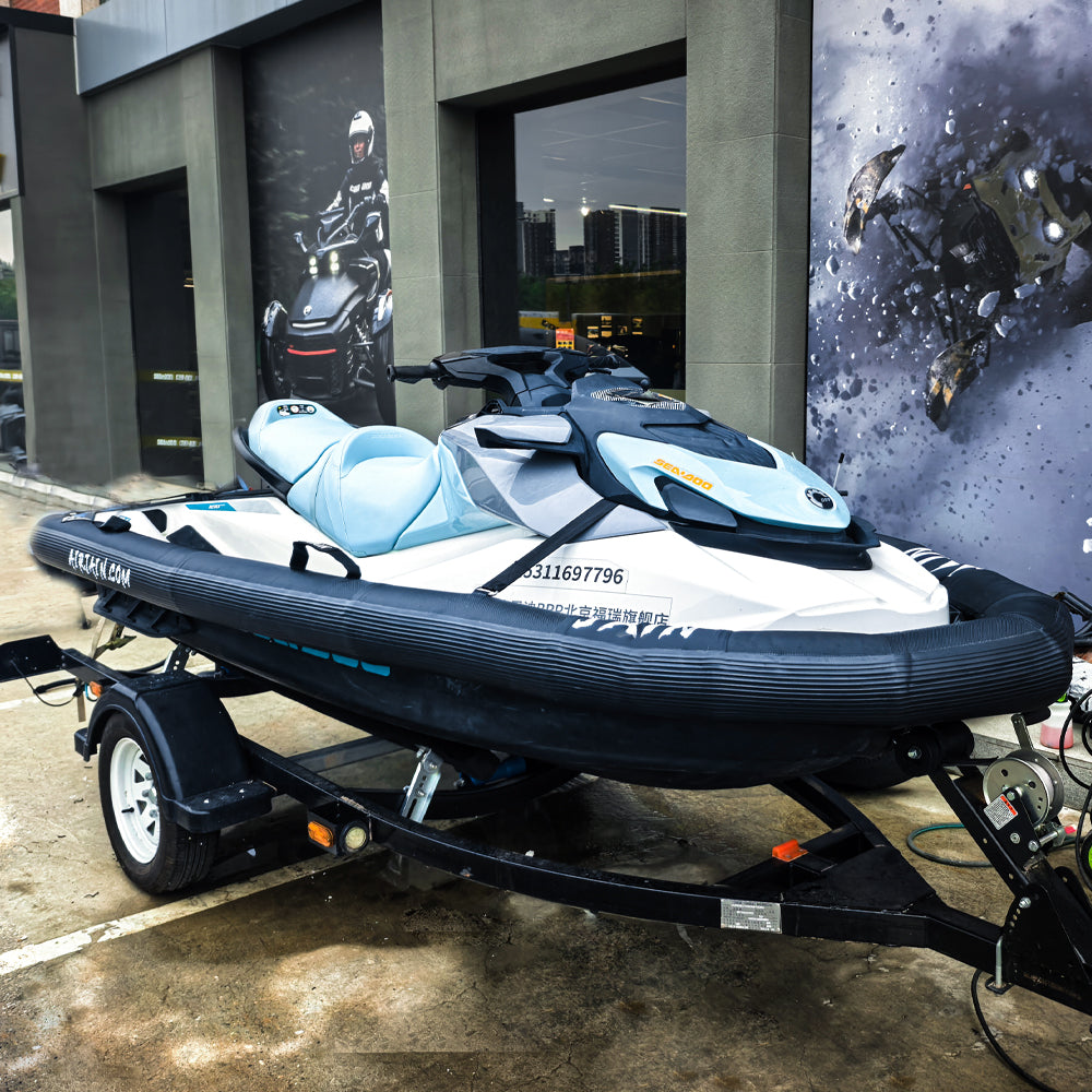 50% Discount AirJain Inflatable Custom PWC Collar/Wing/Pontoon-Pro for Sea-Doo+Installation Kit