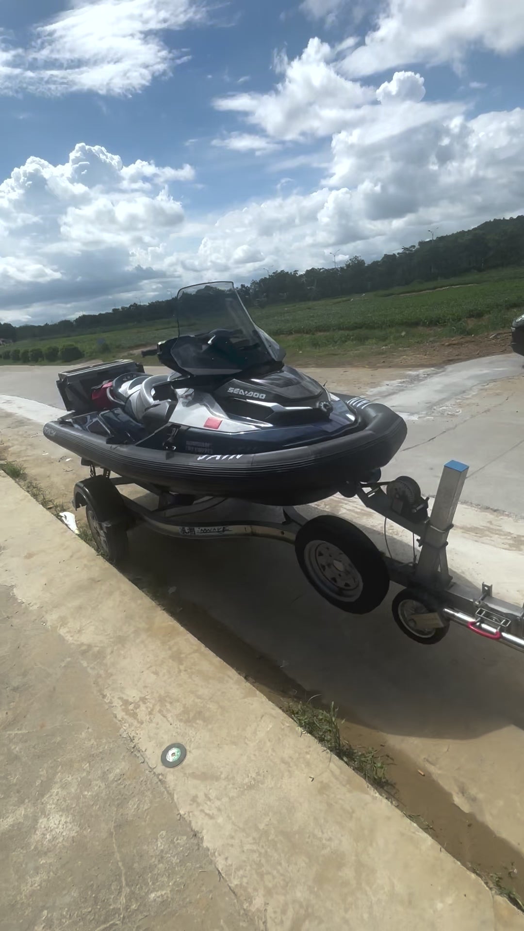 50% Discount AirJain Inflatable Custom PWC Collar/Wing/Pontoon-Pro for Sea-Doo+Installation Kit